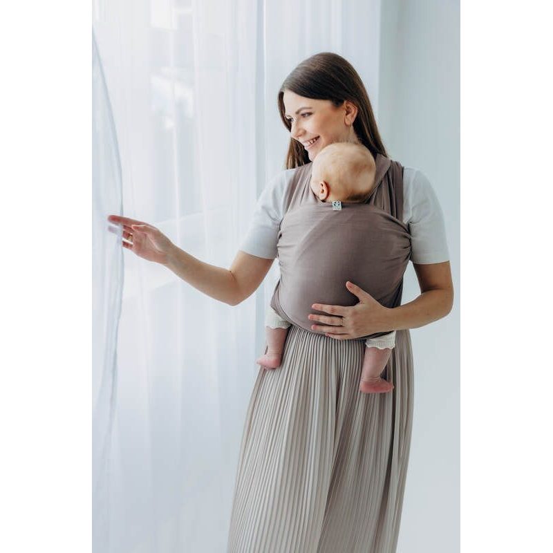 LENNYLAMB ELASTICKÝ ŠÁTEK - MOCHA - 5M - LENNYLAMB - ŠÁTKY
