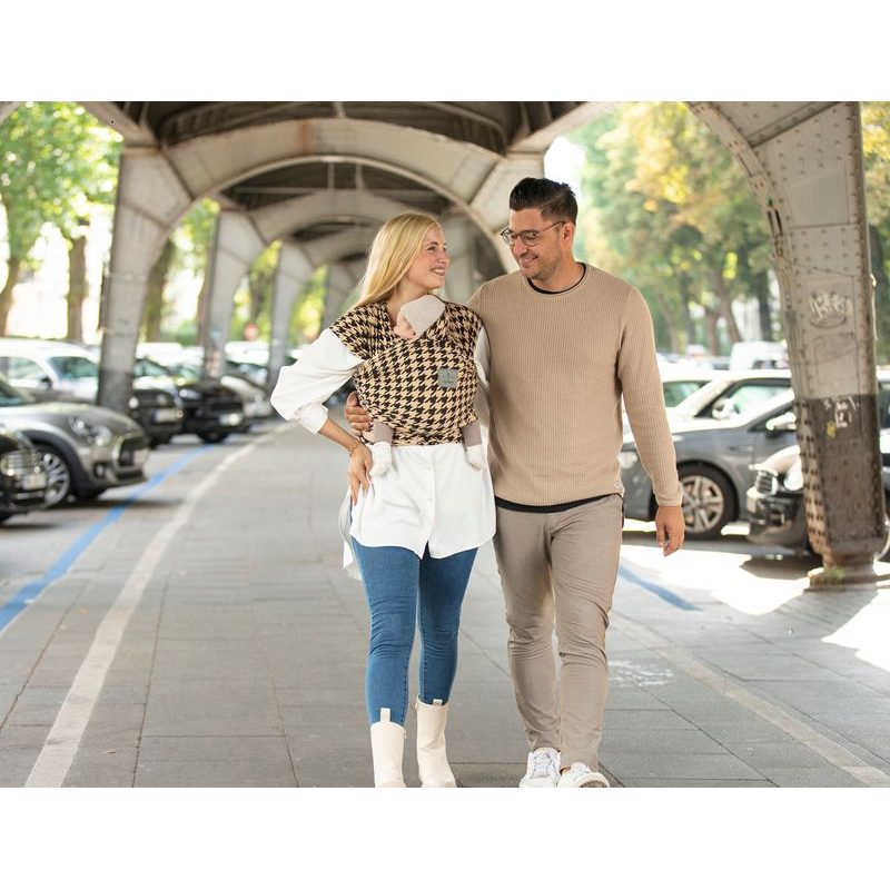 BELLY BUTTON BY MANDUCA SLING - PEPITABLACK - MANDUCA SLING - ŠÁTKY