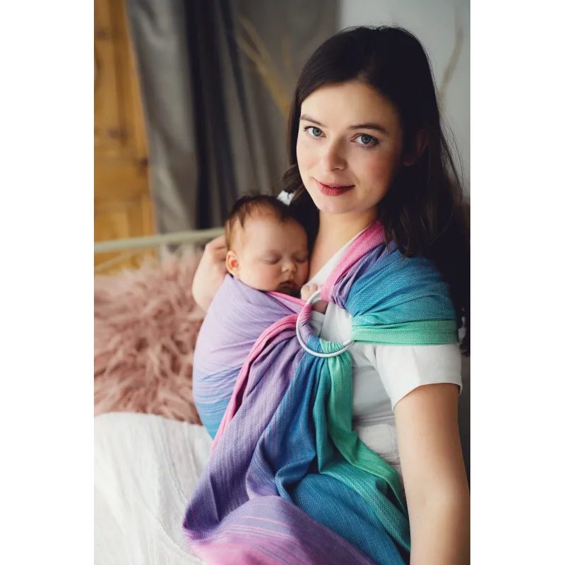 LITTLE FROG RING SLING BAMBOO ZIRCON - S (1,7 M) - LITTLE FROG /BELOVED SLINGS RING SLING - ŠÁTKY