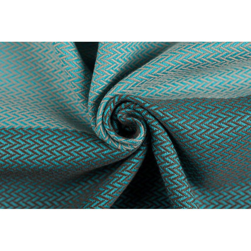 LENNY LAMB BASIC LINE RING SLING- LITTLE HERRINGBONE BABY MINT - STANDARD 1,8 M - LENNYLAMB RING SLING - ŠÁTKY