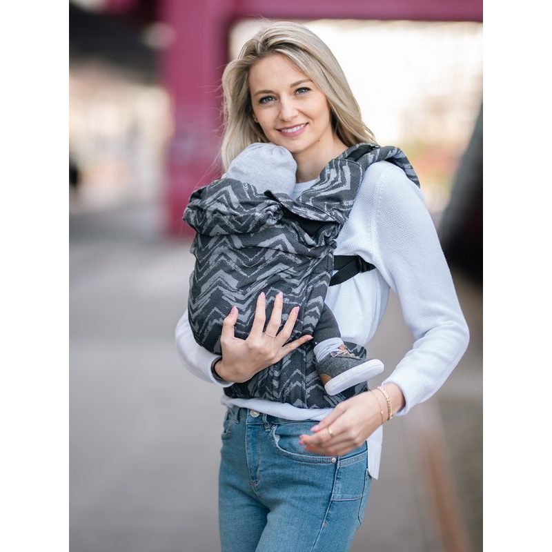 MONILU UNI NOSÍTKO - BOHO DARK GREY + SLINTÁČKY - MONILU UNI - NOSÍTKA