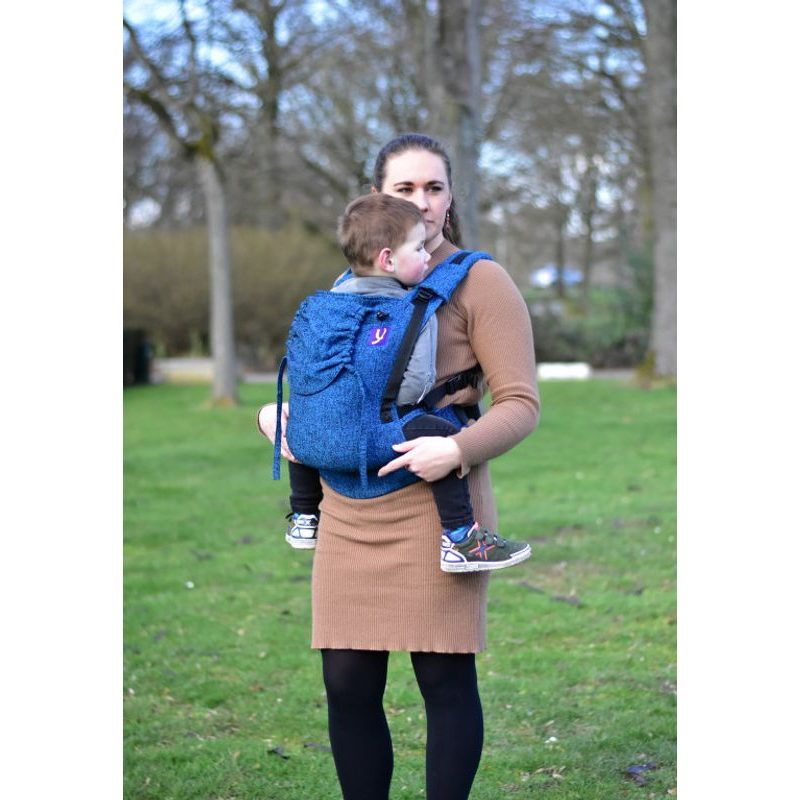 YARO HUG NOSÍTKO JEANS BLUE BLACK + SLINTÁČKY - YARO HUG - NOSÍTKA