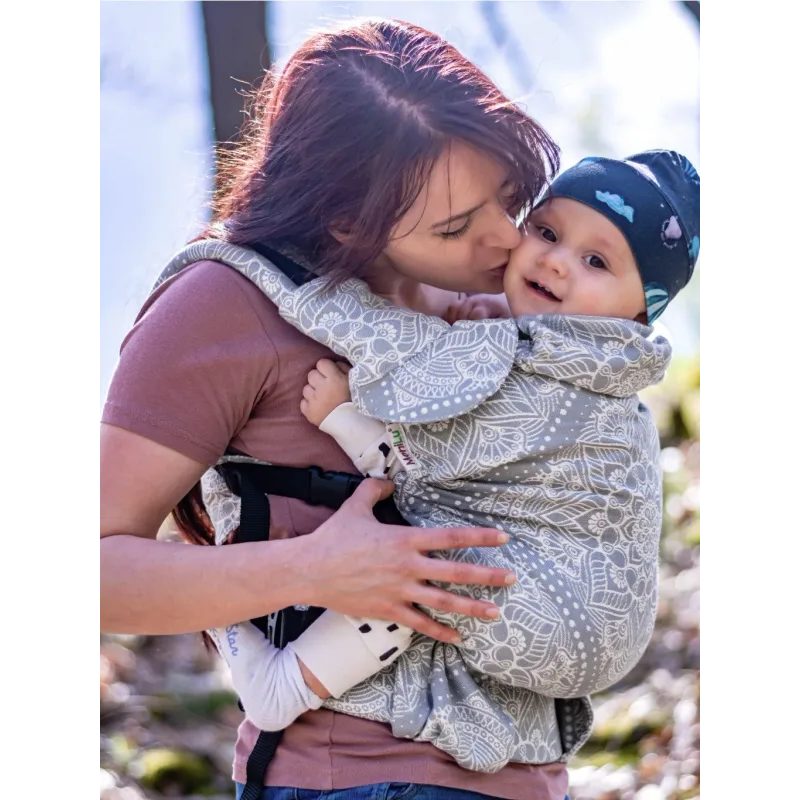 MONILU UNI NOSÍTKO - MANDALA GREY + SLINTÁČKY - MONILU UNI - NOSÍTKA