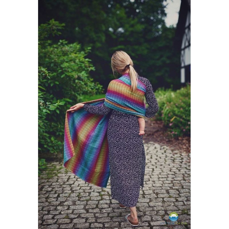 LITTLE FROG RING SLING - IN LOVE - S (1,7 M) - LITTLE FROG /BELOVED SLINGS RING SLING - ŠÁTKY