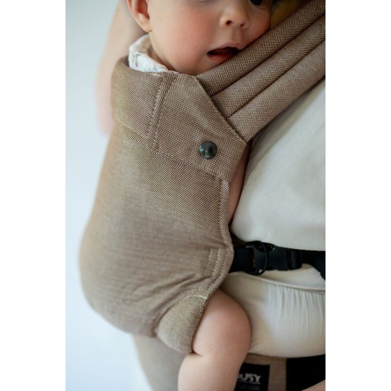 NOSÍTKO QUSY MINI 2.0 - WALNUT TWILL S BAMBUSEM - MINI - VEL. 56 - 1 ROK - NOSÍTKA