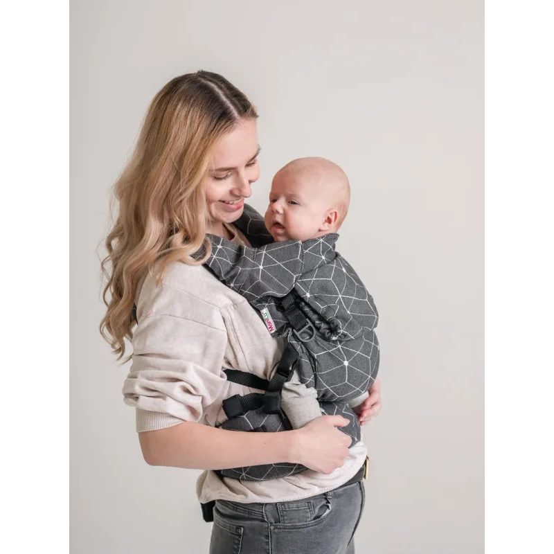 MONILU UNI START NOSÍTKO - CUBES BLACK - MONILU UNI START - NOSÍTKA