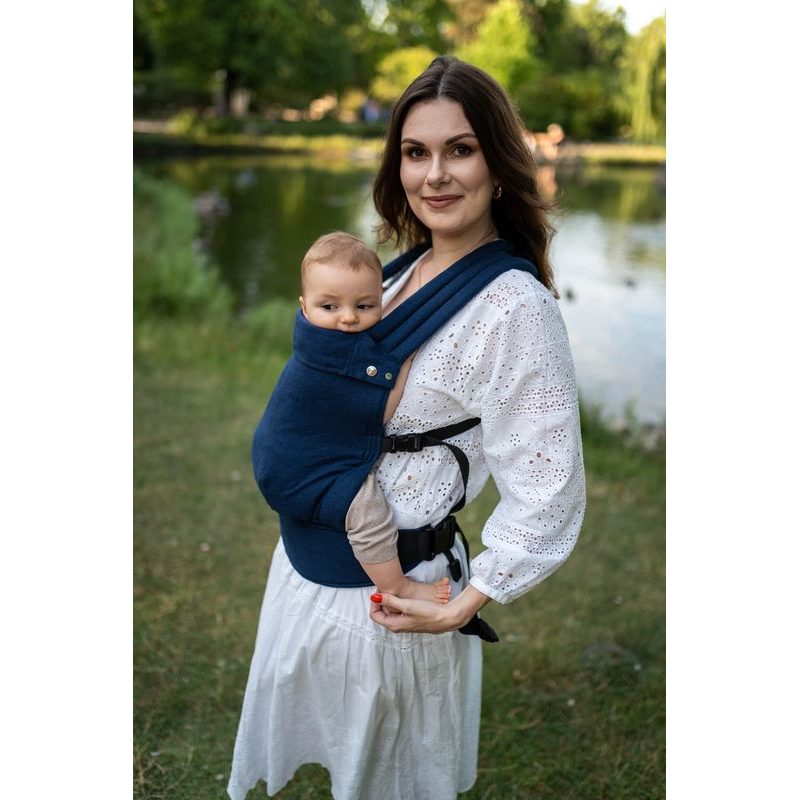 QUSY NOSÍTKO STANDARD 2.0 - LINEN NAVY - STANDARD - VEL. 62 - 2 ROKY - NOSÍTKA