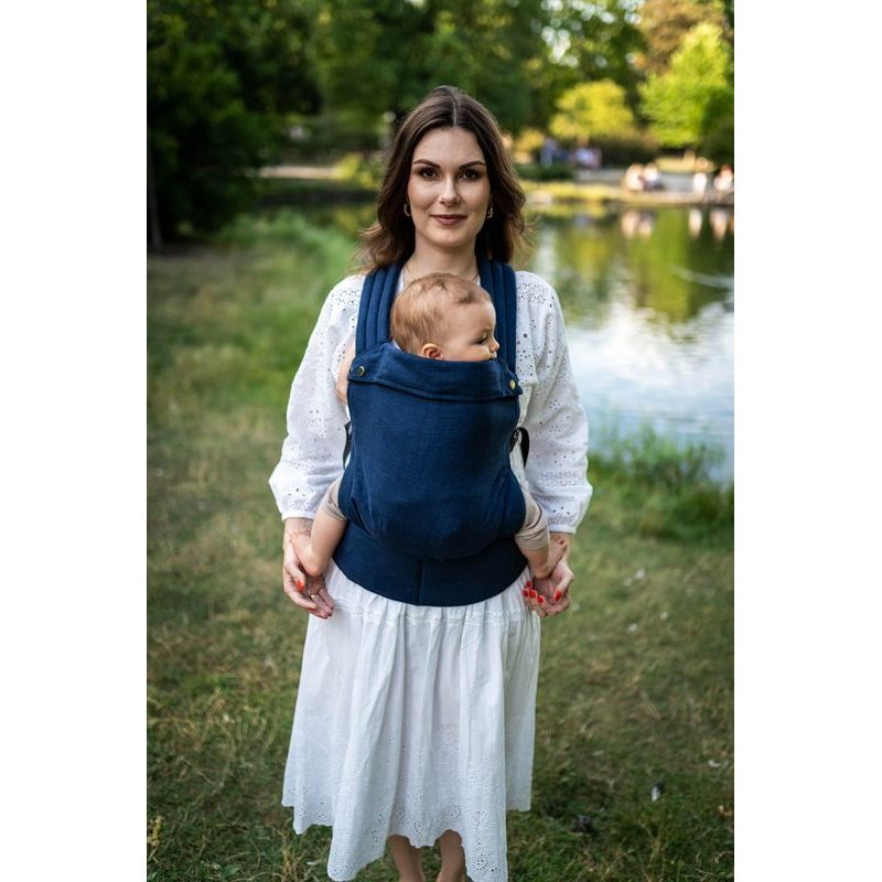 QUSY NOSÍTKO STANDARD 2.0 - LINEN NAVY - STANDARD - VEL. 62 - 2 ROKY - NOSÍTKA