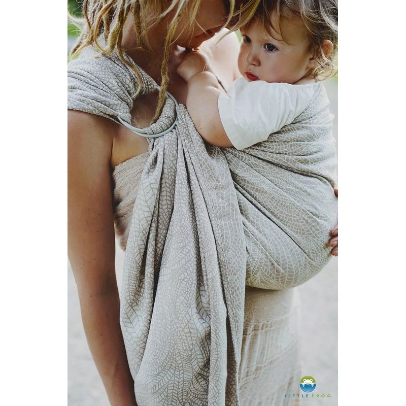 LITTLE FROG RING SLING - NATURAL WILDNESS - M - LITTLE FROG /BELOVED SLINGS RING SLING - ŠÁTKY