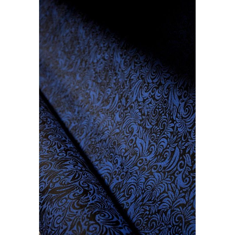 LENIRE ŠÁLA ZE ŠÁTKOVINY - FLORA BLUE MOON - MÓDNÍ DOPLŇKY ZE ŠÁTKOVINY - NOSÍCÍ OBLEČENÍ