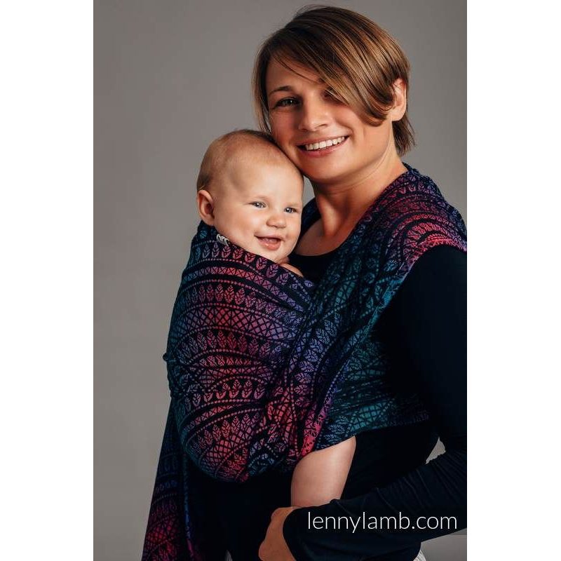 LENNYLAMB - PEACOCK'S TAIL - BLACK OPAL - MERINO, HEDVÁBÍ, KAŠMÍR - LENNYLAMB - ŠÁTKY