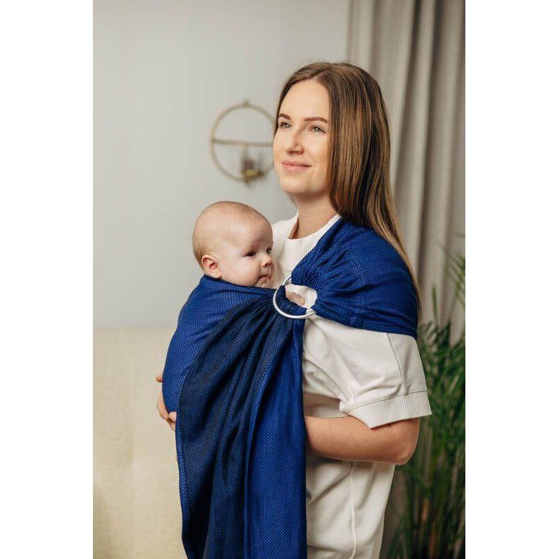 LENNY LAMB BASIC LINE RING SLING - COBALT - STANDARD 1.8M - LENNYLAMB RING SLING - ŠÁTKY