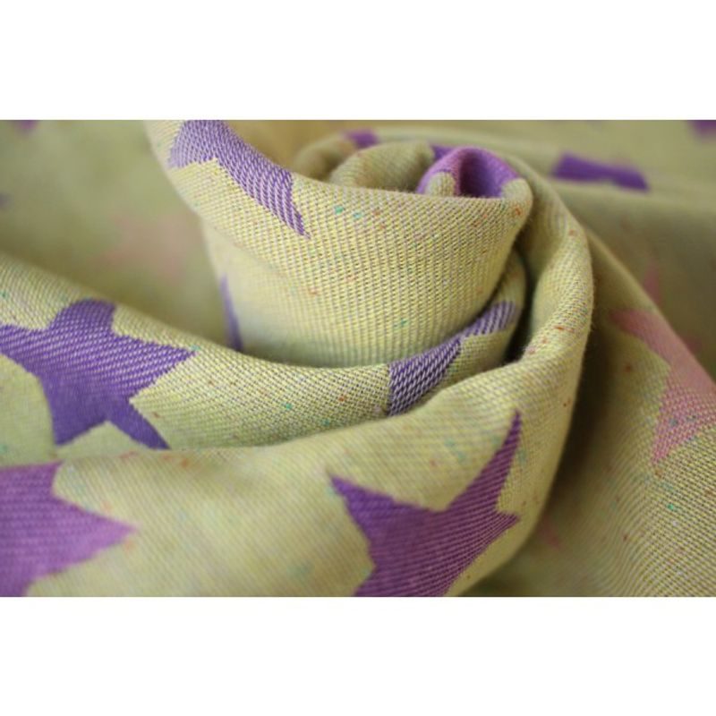 YARO STARS ULTRA YELLOW PURPLE CONFETTI - YARO SLINGS - ŠÁTKY