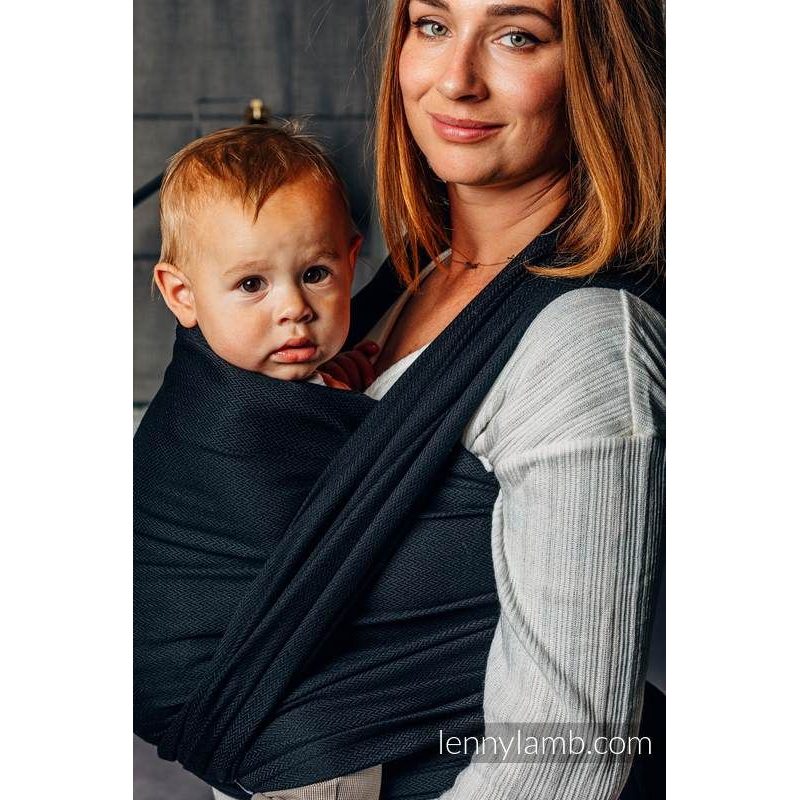 LENNYLAMB BASIC LINE - LITTLE HERRINGBONE BLACK EBONY - LENNYLAMB - ŠÁTKY