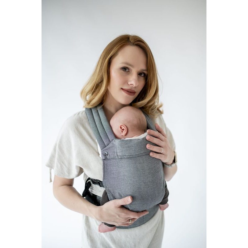 NOSÍTKO QUSY MINI 2.0 - SILVER DUST S BAMBUSEM - MINI - VEL. 56 - 1 ROK - NOSÍTKA