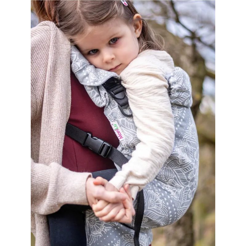 MONILU UNI NOSÍTKO - MANDALA GREY + SLINTÁČKY - MONILU UNI - NOSÍTKA