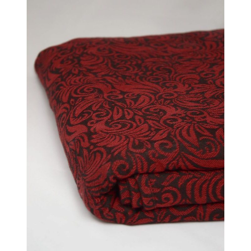 LENIRE ŠÁLA ZE ŠÁTKOVINY - RED VELVET - MÓDNÍ DOPLŇKY ZE ŠÁTKOVINY - NOSÍCÍ OBLEČENÍ