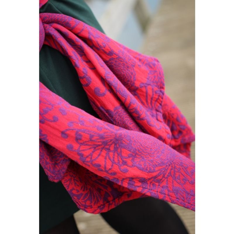 YARO CHRYS CONTRA PURPLE RED MODAL - YARO SLINGS - ŠÁTKY