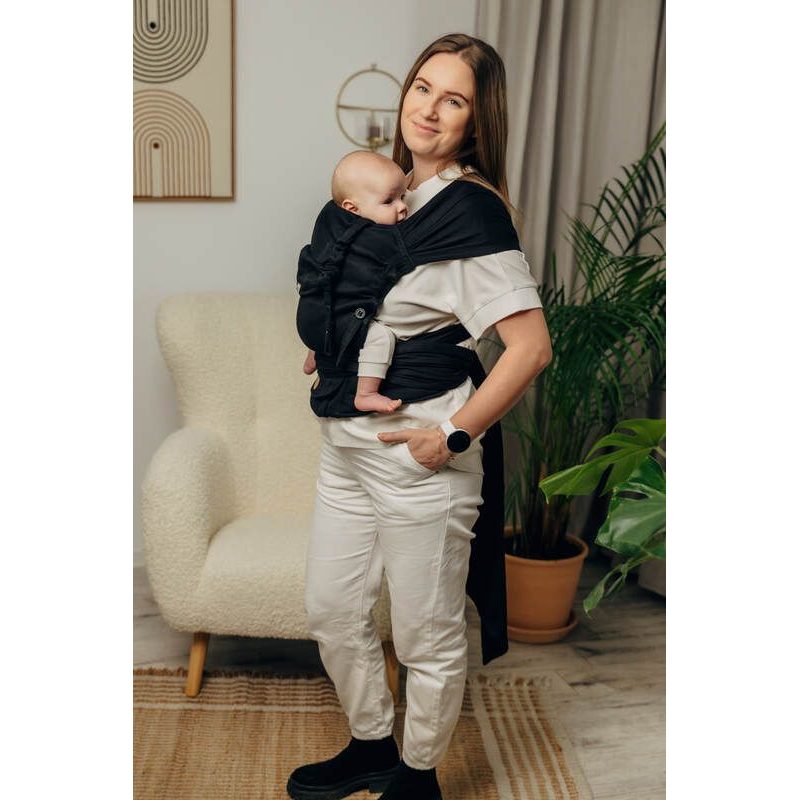 LENNYHYBRID NOSÍTKO STANDARD - BASIC LINE LITTLE HERRINGBONE BLACK EBONY - LENNYHYBRID - NOSÍTKA