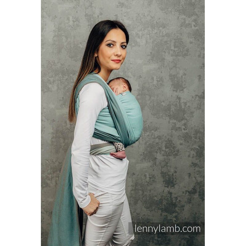 LENNY LAMB - LITTLE HERRINGBONE BABY - MINT - LENNYLAMB - ŠÁTKY