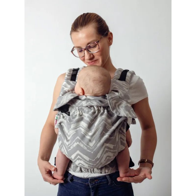 MONILU UNI START NOSÍTKO - BOHO LIGHT GREY - MONILU UNI START - NOSÍTKA