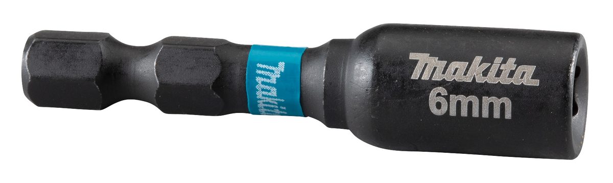 Makita impact black. Магнитная торцевая головка Makita Impact Black 6х50 b-66824. Головка торцевая 10мм магнитная Impact. Головка Makita Black 8 мм. Бита шестигранник 8 мм Makita.