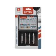EXTOL PREMIUM VYTAHOVÁK ZALOMENÝCH ŠROUBŮ SADA 4KS, M5-14, HSS, 8801842 - ZÁVITNÍKY - RUČNÍ NÁŘADÍ