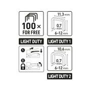 EXTOL PREMIUM PISTOLE SEŠÍVACÍ/SPONKOVACÍ 3FUNKČNÍ, 6-12MM, VČETNĚ 100KS SPON, 8851105 - SPONKOVACÍ PISTOLE A SPONY - RUČNÍ NÁŘADÍ