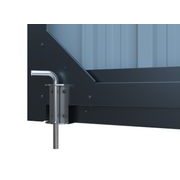 RIWALL PRO RMCG 20X13 ANTHRACITE KOVOVÁ GARÁŽ 3,8 X 6 M SE SEDLOVOU STŘECHOU ANTRACIT - PŘÍSTŘEŠKY VCHODOVÉ, PRO AUTA - DŮM A DOMÁCNOST, ELEKTRO..