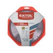 EXTOL PREMIUM KOTOUČ PILOVÝ S SK PLÁTKY, O 250X3,0X30MM, 60T, 8803242 - PRŮMĚR 230, 235, 240 A 250 - PŘÍSLUŠENSTVÍ