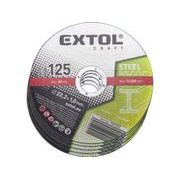 EXTOL CRAFT KOTOUČE ŘEZNÉ NA KOV, 5KS, O 125X1,0X22,2MM, 106902 - ŘEZNÝ KOTOUČ 125 MM - PŘÍSLUŠENSTVÍ