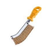 EXTOL CRAFT KARTÁČ OCELOVÝ POMOSAZENÝ, PLASTOVÁ RUKOJEŤ, 240MM, 960016 - KARTÁČE, BRUSNÉ HOUBY{% if kategorie.adresa_nazvy[0] != zbozi.kategorie.nazev %} - RUČNÍ NÁŘADÍ{% endif %}