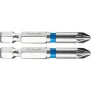 FORTUM HROT KŘÍŽOVÝ POZIDRIV, SADA 2KS, PZ 2X50MM, S2, 4741312 - STANDARDNÍ BITY PZ{% if kategorie.adresa_nazvy[0] != zbozi.kategorie.nazev %} - PŘÍSLUŠENSTVÍ{% endif %}