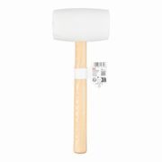 KREATOR KRTH90606 GUMOVÁ PALICE BÍLÁ 900G - DŘEVĚNÁ NÁSADA - GUMOVÉ PALICE - RUČNÍ NÁŘADÍ