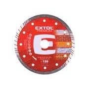 EXTOL PREMIUM KOTOUČ DIAMANTOVÝ ŘEZNÝ TURBO PLUS - SUCHÉ I MOKRÉ ŘEZÁNÍ, O 150X22,2X2,5MM, 8803033 - DIA KOTOUČ 150 MM{% if kategorie.adresa_nazvy[0] != zbozi.kategorie.nazev %} - PŘÍSLUŠENSTVÍ{% endif %}