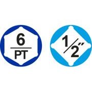 TOTAL HLAVICE NÁSTRČNÉ, SADA 20KS, 1,2", INDUSTRIAL, CR-V(50BV30), TEPELNĚ TVRZENO, THT121201 - GOLA SADY - RUČNÍ NÁŘADÍ
