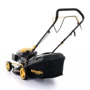 RIWALL PRO RPM 4235 MULTIFUNKČNÍ TRAVNÍ SEKAČKA 3 V 1 S BENZINOVÝM MOTOREM A POJEZDEM - SEKAČKY SE ZÁBĚREM 38-43 CM - ZAHRADA