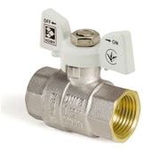 KULOVÝ KOHOUT MOTÝL, BÍLÝ, KR.217.W 1/2"FF | KR.217.W 1/2"FF PROCRAFT - PŘÍSLUŠENSTVÍ (KOHOUTY, ŠROUBENÍ,...){% if kategorie.adresa_nazvy[0] != zbozi.kategorie.nazev %} - SANITA{% endif %}