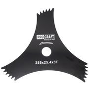 NŮŽ KŘOVINOŘEZU (D255*25.4) 3T (DRAGON) PROCRAFT | H-3T/D PROCRAFT - ŽACÍ LISTY - NOŽE{% if kategorie.adresa_nazvy[0] != zbozi.kategorie.nazev %} - ZAHRADA{% endif %}