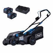 SCHEPPACH BC-MP380-X-SET XL2 2X20 V IXES AKU SEKAČKA 4V1 S BEZUHLÍKOVÝM MOTOREM + 2X 4AH BATERIE + DUÁLNÍ NABÍJEČKA 4,5 A - AKUMULÁTOROVÉ SEKAČKY{% if kategorie.adresa_nazvy[0] != zbozi.kategorie.nazev %} - ZAHRADA{% endif %}