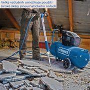 SCHEPPACH HC 120 DC OLEJOVÝ DVOUVÁLCOVÝ KOMPRESOR 10 BAR SE VZDUŠNÍKEM 100 L - OLEJOVÉ KOMPRESORY - PNEU NÁŘADÍ