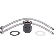 MUSA BATERIE DŘEZOVÁ/UMYVADLOVÁ MAGGIE, STOJÁNKOVÁ S ŠEDIVÝM FLEXIBILNÍM RAMÍNKEM, SATÉNOVÁ, 831012 - UMYVADLOVÉ BATERIE - SANITA