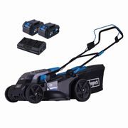 SCHEPPACH BC-MP430-X-SET XL2 2X20 V IXES AKU SEKAČKA 4V1 S BEZUHLÍKOVÝM MOTOREM + 2X 4AH BATERIE + DUÁLNÍ NABÍJEČKA 4,5 A - AKUMULÁTOROVÉ SEKAČKY{% if kategorie.adresa_nazvy[0] != zbozi.kategorie.nazev %} - ZAHRADA{% endif %}