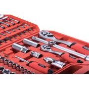 EXTOL PREMIUM HLAVICE NÁSTRČNÉ, SADA 94KS, 1/4", 1/2", CRV/S2, 8818337 - GOLA SADY - RUČNÍ NÁŘADÍ