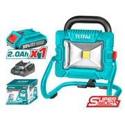 TOTAL SVĚTLO PRACOVNÍ PŘENOSNÉ, 1800LM, 20V LI-ION, 1KS BATERIE, 1KS NABÍJEČKY, TWLI20258 - PRACOVNÍ SVĚTLA - PŘENOSKY - SVÍTIDLA