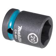 MAKITA E-16162 - KLÍČ NÁSTRČNÝ 1/2", ČTYŘHRAN, IMPACT BLACK, 20MM - NÁSTROJE ČTYŘHRAN 1/2" - MAKITA-SHOP