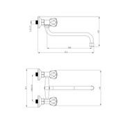 BALLETTO BATERIE UMYVADLOVÁ/DŘEZOVÁ, 150MM, 85013 - DŘEZOVÉ BATERIE - SANITA