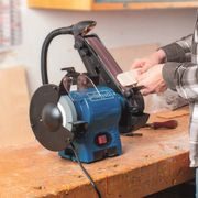 SCHEPPACH BGS 700 KOMBINOVANÁ KOTOUČOVÁ A PÁSOVÁ BRUSKA - DVOUKOTOUČOVÉ BRUSKY - ELEKTRICKÉ NÁŘADÍ