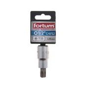 FORTUM HLAVICE ZÁSTRČNÁ 1/2" HROT TORX, T55, L 55MM, 4700727 - ZÁSTRČNÉ HLAVICE - RUČNÍ NÁŘADÍ