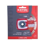 EXTOL PREMIUM KOTOUČ DIAMANTOVÝ ŘEZNÝ, SEGMENTOVÝ LONG LIFE - SUCHÉ ŘEZÁNÍ, 125X22,2X2MM, 108912 - DIA KOTOUČ 125 MM - PŘÍSLUŠENSTVÍ